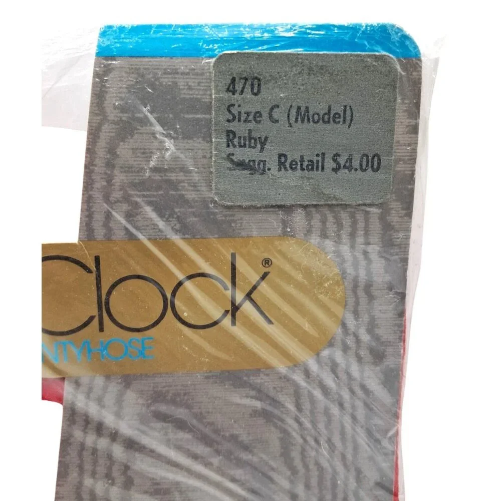 Round The Clock Control Top Pantyhose Ruby Stretch Sheer Size C (Model) Run-Resi